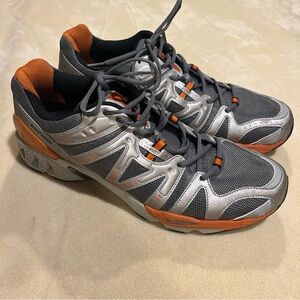 Ecco Men's Black Sneakers with Red Logo